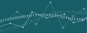 Bild Orange mit Datenlinien